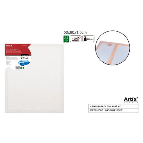 Podobrazie bawełniane Artix, 50x60cm 280g
